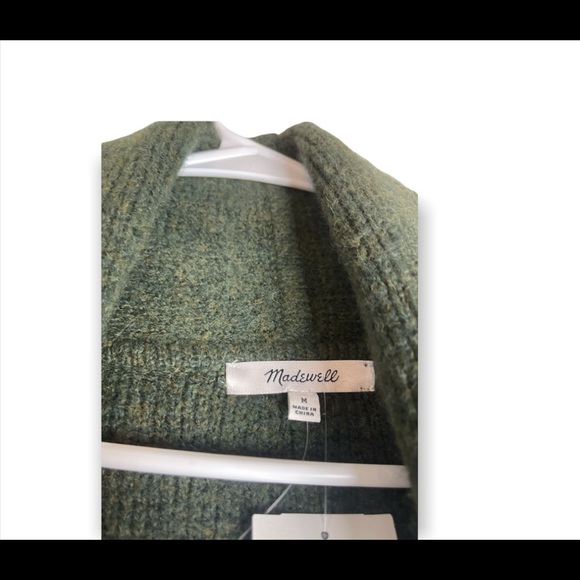 Madewell Glenridge Shawl-Collar Sweater-Coat Sz M - Picture 8 of 9